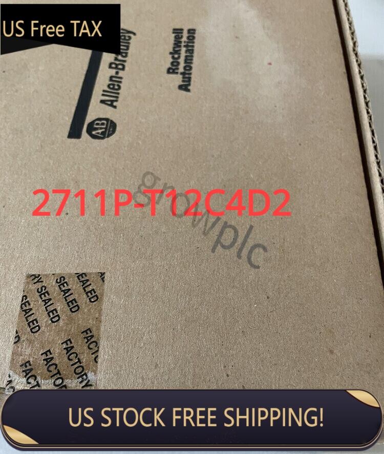 New Factory Sealed 2711P-T12C4D2 SER A Panelview Plus 2711P-T12C4D2