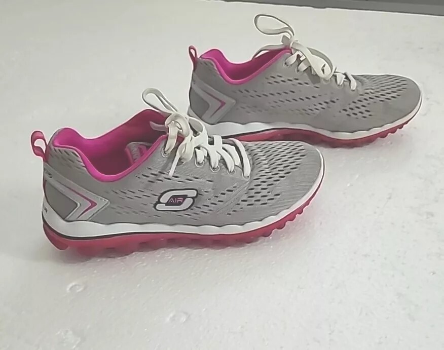 Skechers Skech Air Tennis Shoes Memory Foam Sneaker 12101 Women's Sz 6 Pink