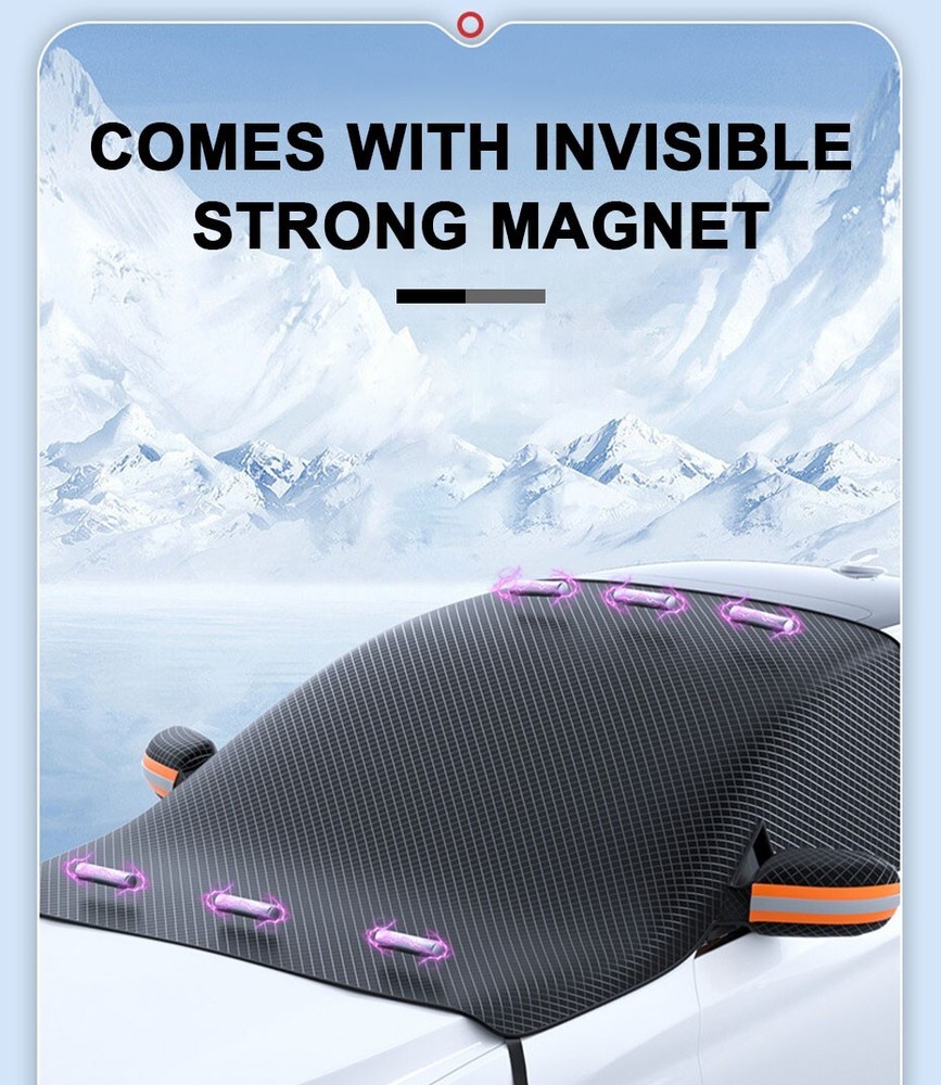 Car Windshield Cover Winter Snow Ice Rain Frost Guard Truck Sun Shade For Winter