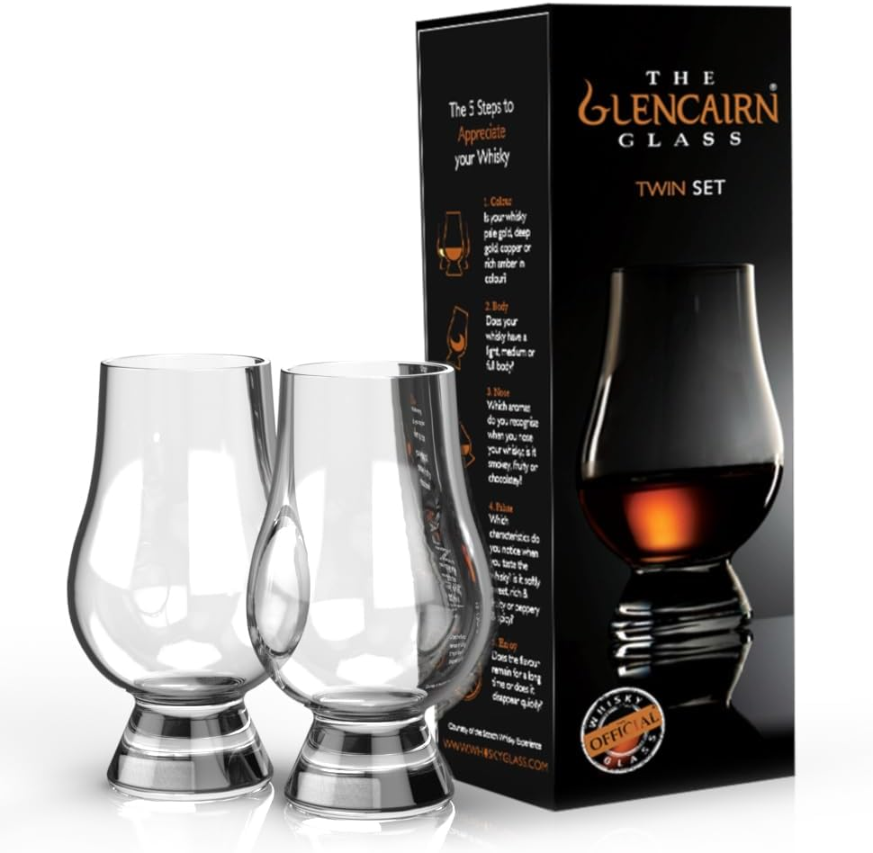 Whiskey Glass, Gift Set of 2 in Twin Carton