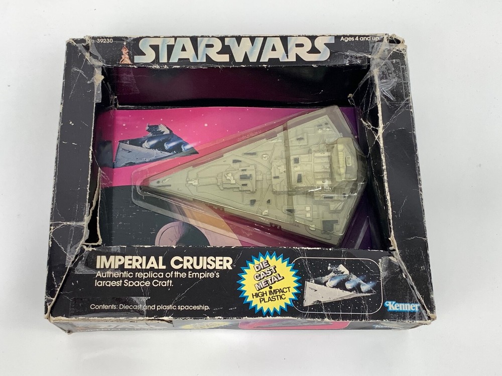 1979 Kenner Star Wars Micro Diecast Vehicle - Imperial Cruiser Star Destroyer