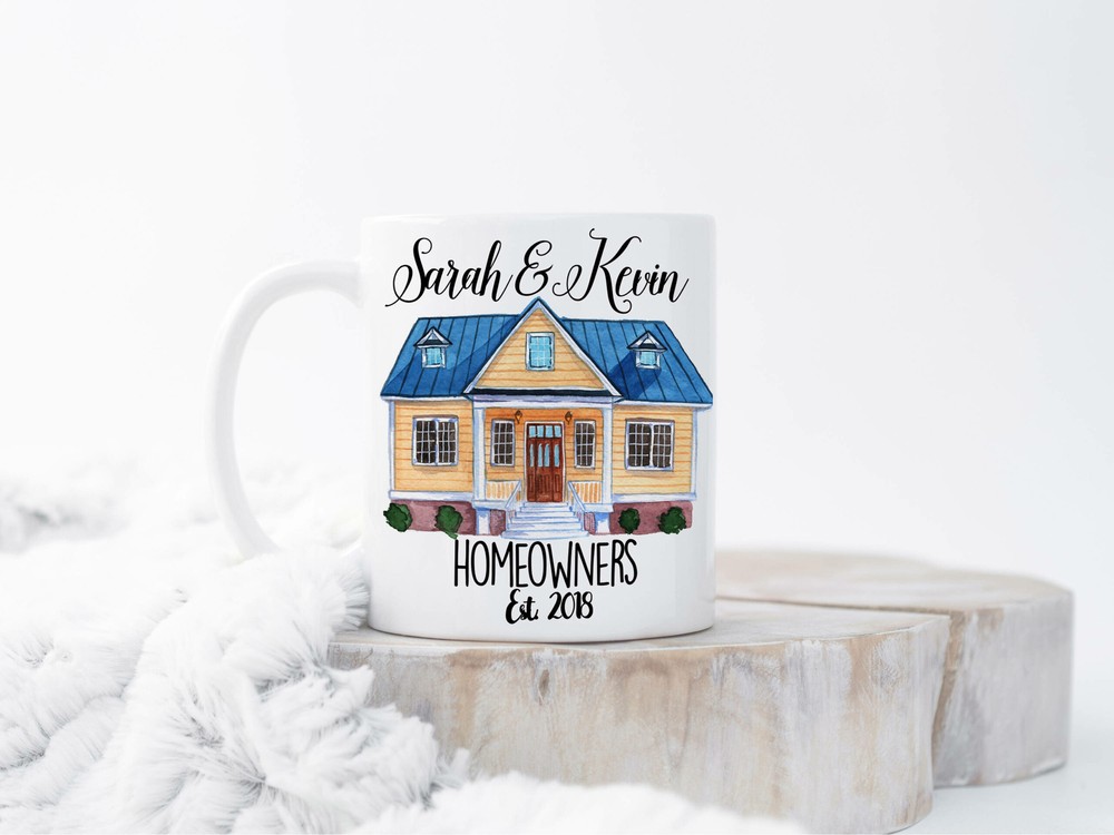 Custom Couples Housewarming Mug Housewarming Gift Home Owner Gift  New Homeowner