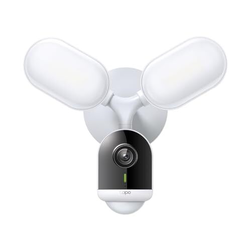 TP-Link 2K Outdoor Floodlight Security Camera with 2800 Lumens Wired for HD Monitoring