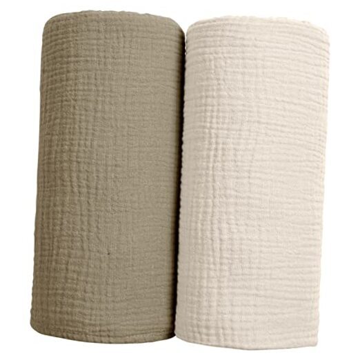 Soft Cotton Muslin Swaddle Blanket for Newborns