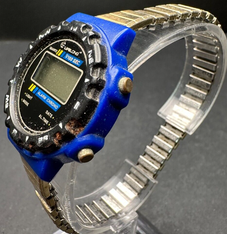 Vintage Women's Life Long Digital Watch - Untested May Need Battery/Repair