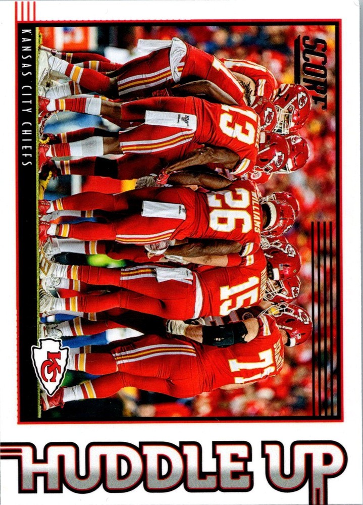 2020 Score HDL-KC Kansas City Chiefs Huddle Up Football Card