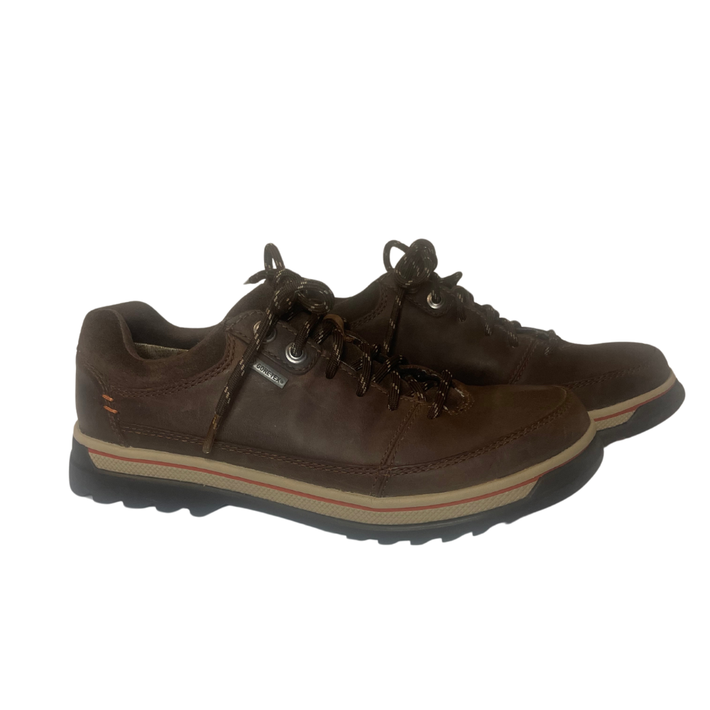 Clarks Ripway Edge GTX Brown Lace-Up Shoes for Men US 7 UK 6
