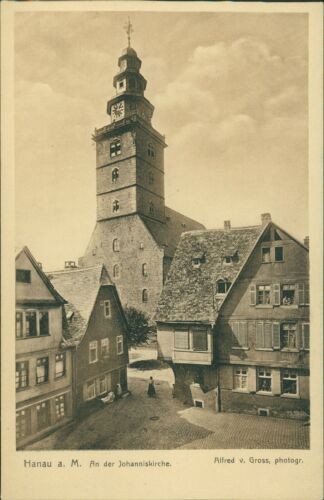 Ansichtskarte Hanau a.M. An der johanniskirche  (Nr.9464)