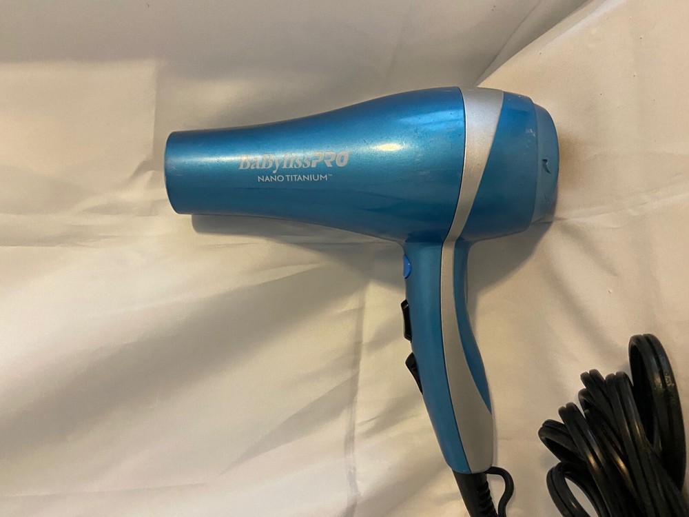 BaBylissPRO Nano Titanium Hair Dryer in Blue Model BNT5548