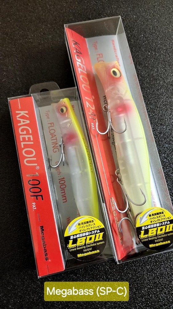 Fishing Lure Megabass Kagerou 124F 100F