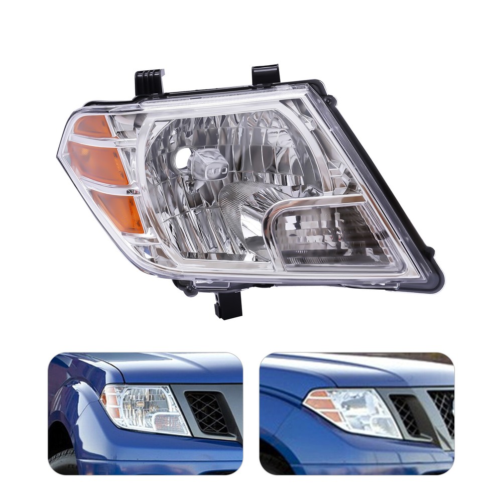 Right Halogen Headlight for 2009-2018 Nissan Frontier Passenger Side