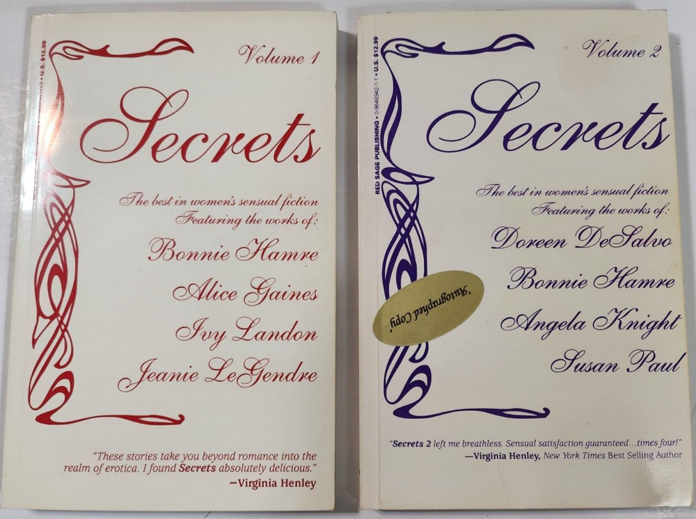 Secrets Vols. 1 & 2 1995/1996 Red Sage Publishing 1st Eds. TPB SIGNED Rare VTG