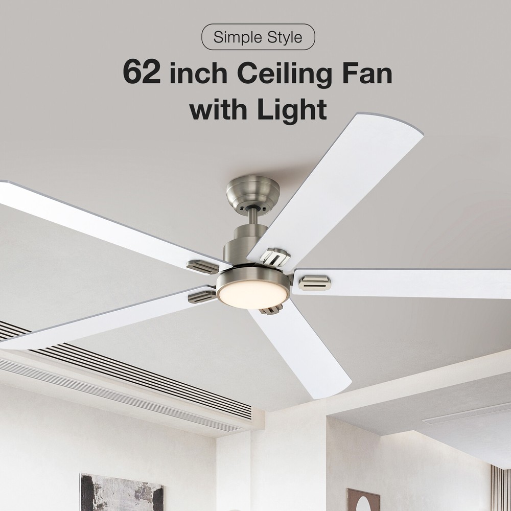 62inch Ceiling Fan With Light and Remote Control