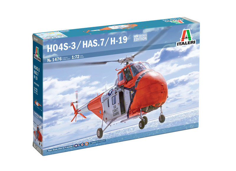 Italeri 1/72 Scale HAS22 HO4S-3 H-19 Transport Observation Helicopter Model Kit