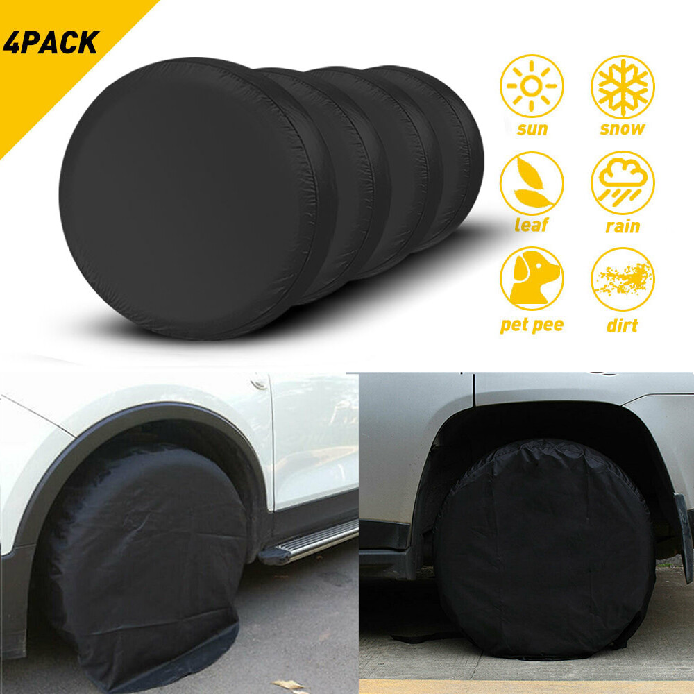 RV Trailer Tire Sun Protector Covers Waterproof 27-29 Inches