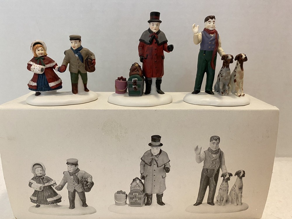 Dept 56 Heritage Village Vision of Christmas Past 3 Pcs Set 5817-3 MIB