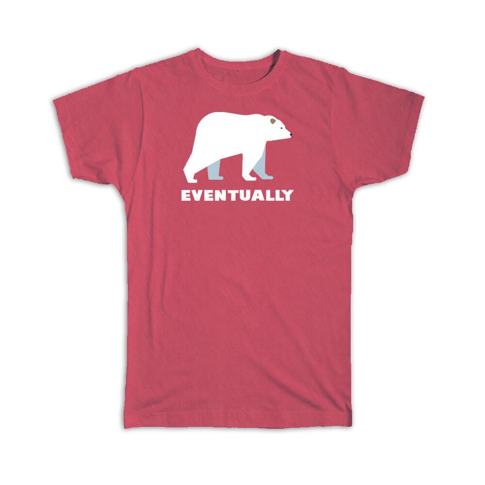 Cute Polar Bear Drawing T-Shirt Gift for Kids Nursery Room