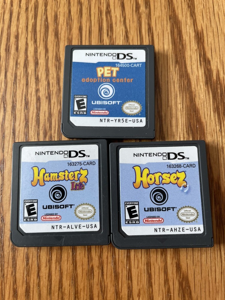 Pet Adoption Center Hamsterz Life Horsez Nintendo DS Cartridge Only Tested