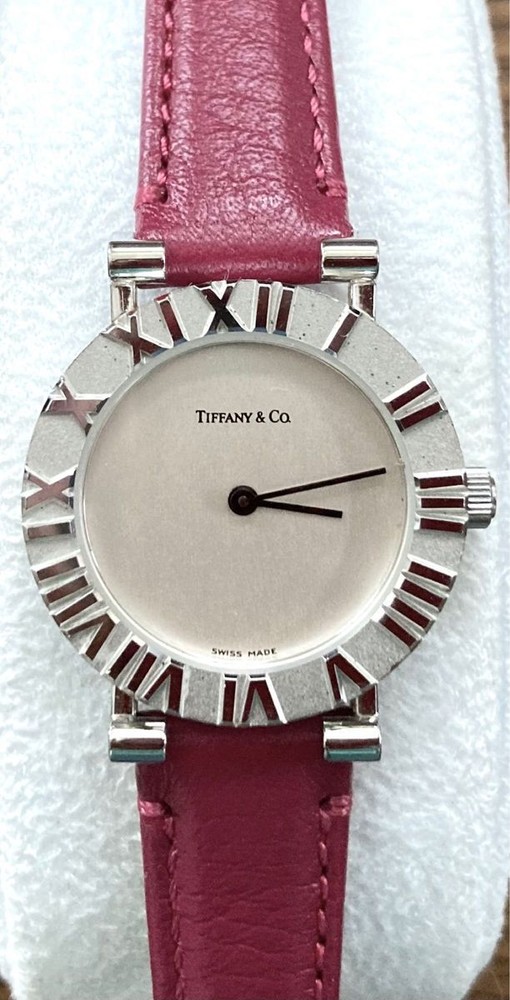 Tiffany Atlas Sterling Silver 925 Quartz Women s L0640 Beauty