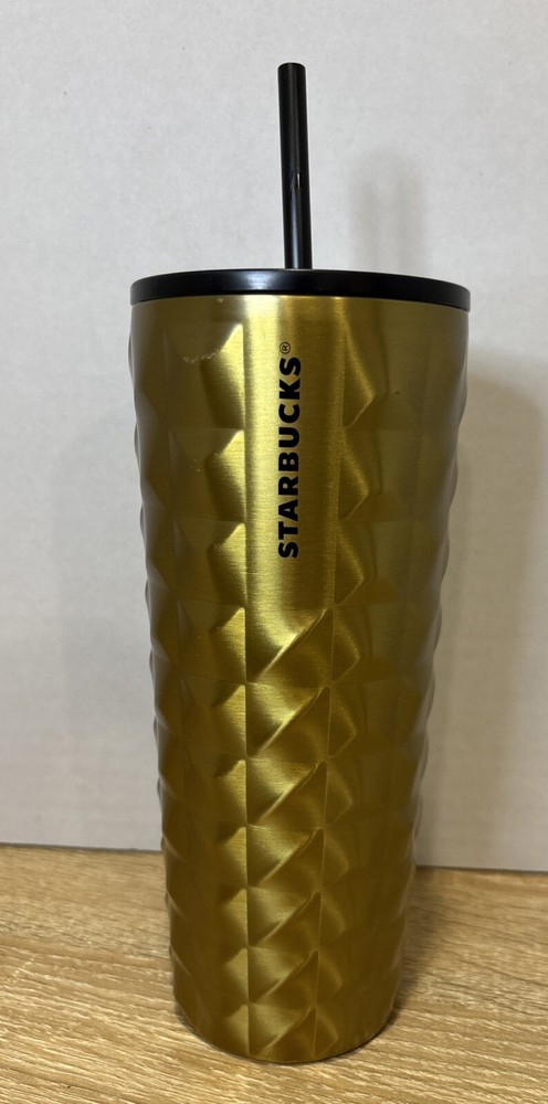 Starbucks 2024 24oz Gold Studded Stainless Steel Tumbler