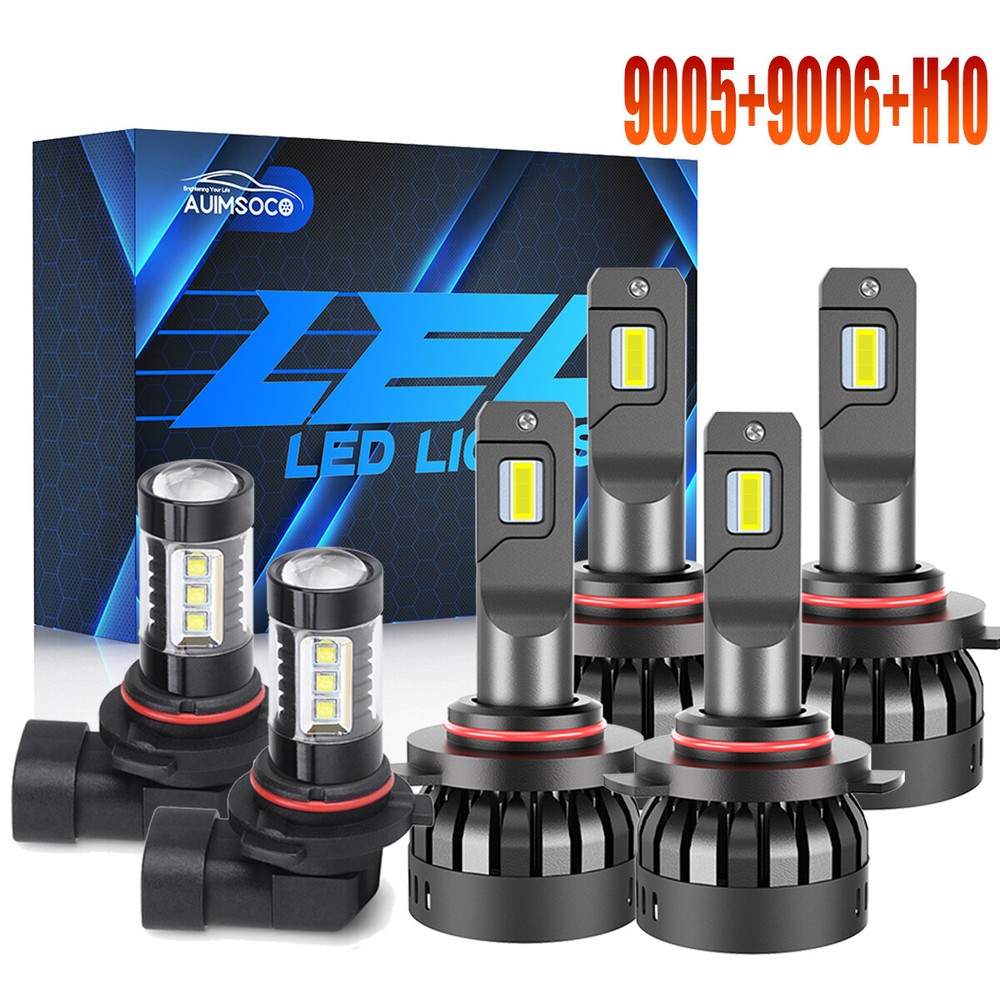 For Chevy Silverado 1500 2003-2006 Combo LED Headlight +Fog Light Conversion Kit