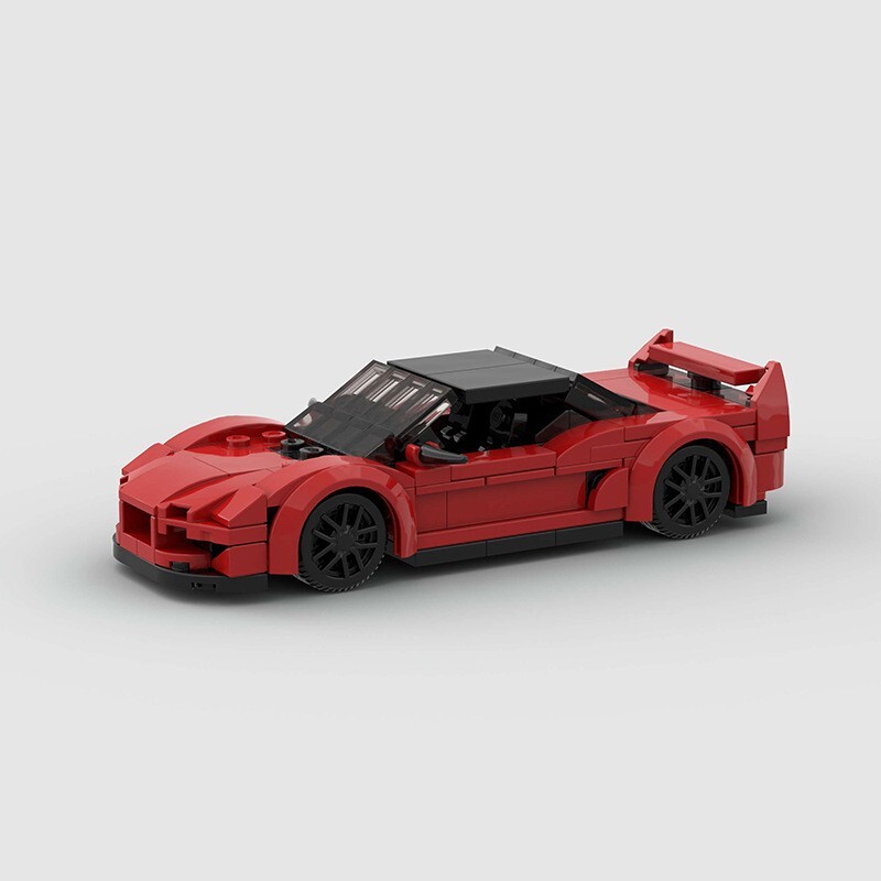LEGO MOC Acura NSX Red Speed Champions Style Car Model Fast Shipping Gift