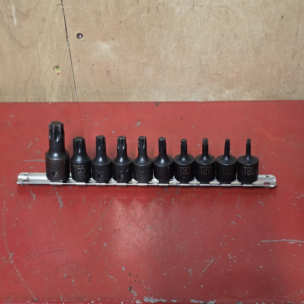 10 Piece Impact Torx Set Matco ADV/Unbranded USA/Matco Mixed Set T20 - T60