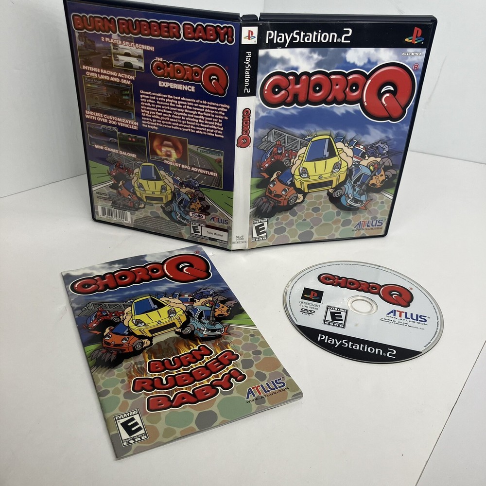ChoroQ - Sony PlayStation 2 PS2 - Complete - Tested VG Cond
