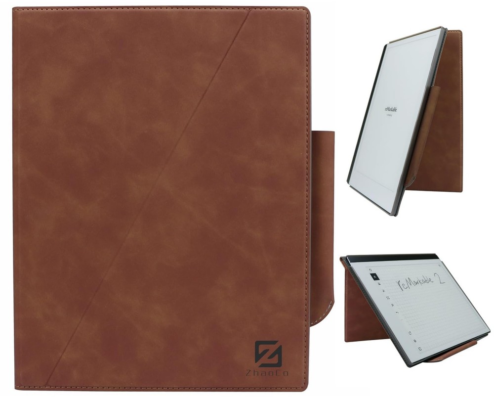 Leather Case for reMarkable 2 10.3 Inch Slim Folio Stand Cover with Pen Slot NEW