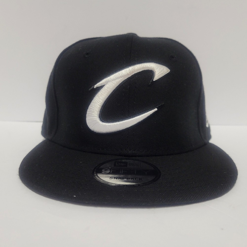 Cleveland Cavaliers Hat New Era 9fifty Black Cap Logo NBA SNAPBACK  Adjustable