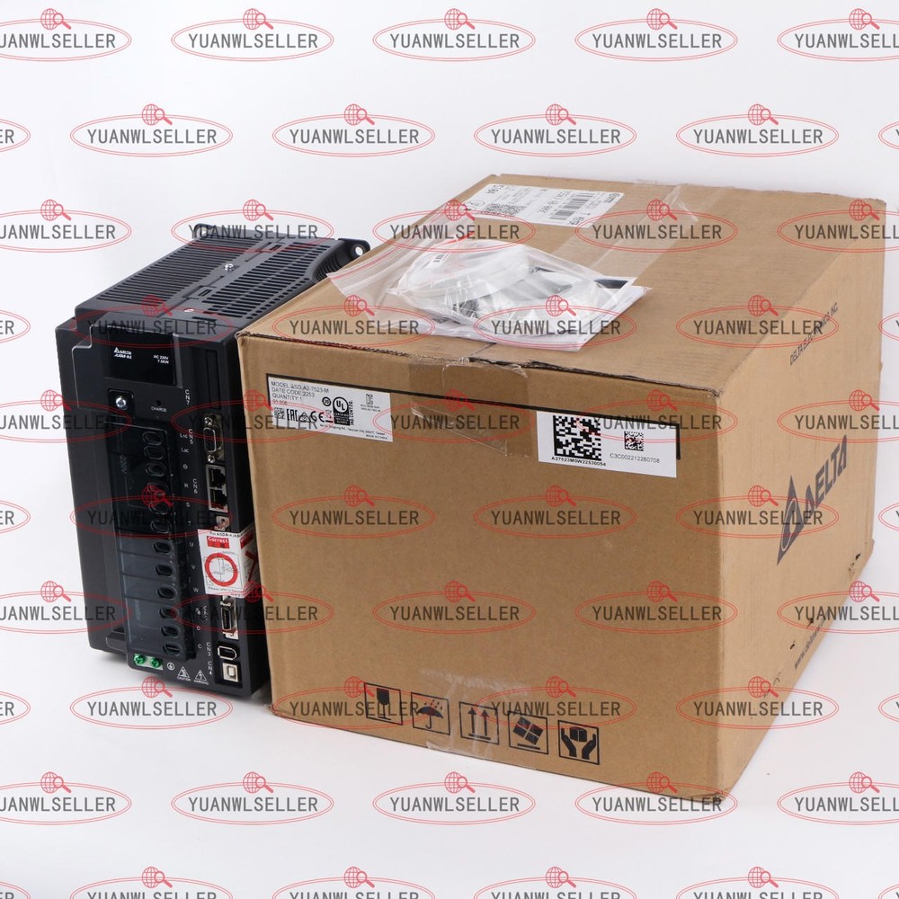 1x New Delta ASD-A2-7523-M Servo Drive