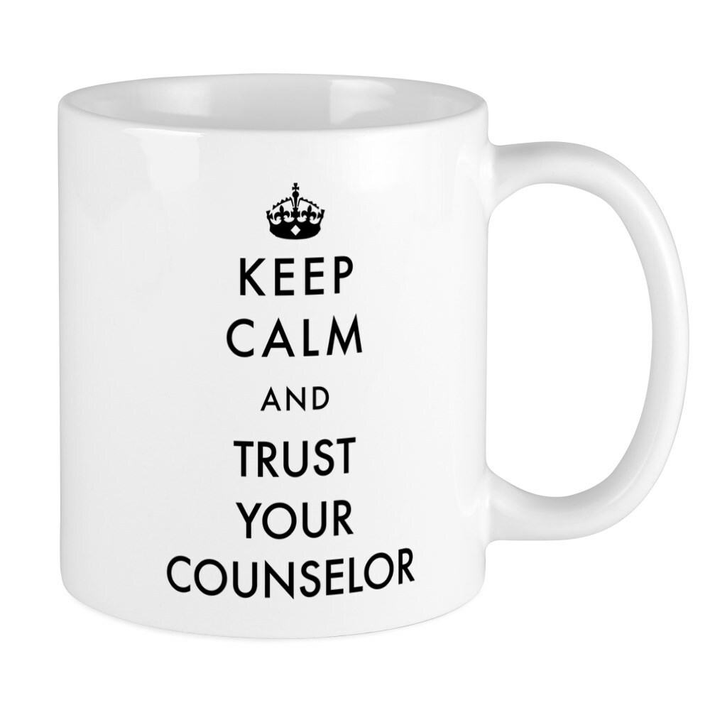 CafePress Keep Calm And Trust Your Counsel 11 oz Ceramic Mug (93452560)