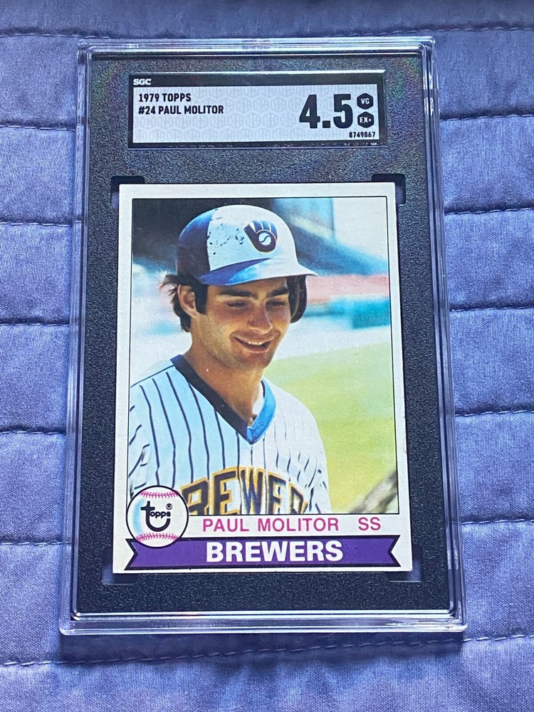 Paul Molitor 1979 Topps SGC 4.5 HOF Rookie Card #24