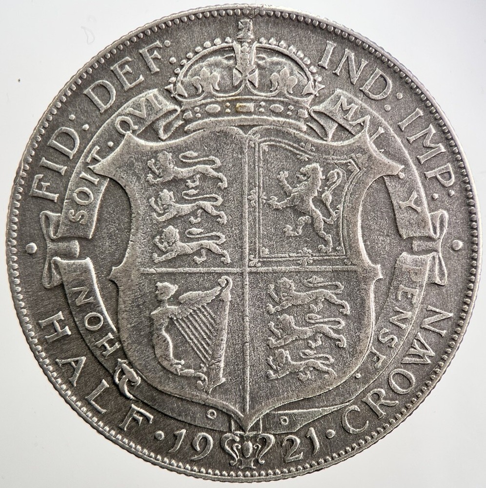 1921 George V Silver Half-Crown | Extremely Fine Condition