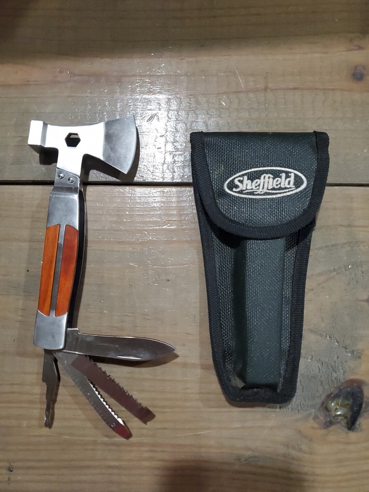 Survival Axe Hatchet Hammer Multi-Tool for Camping and Emergency Gear