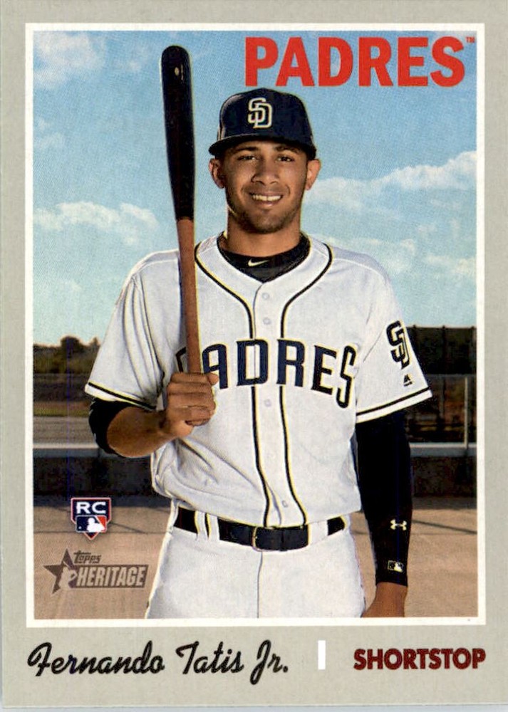 2019 Topps Heritage #517 Fernando Tatis Jr. Rookie