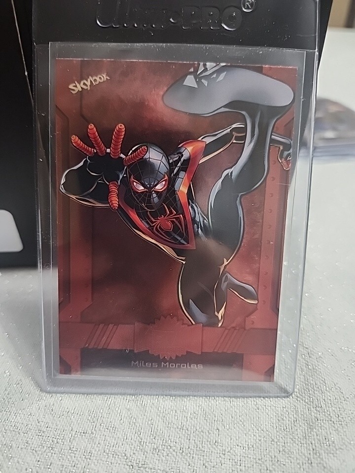 Miles Morales #154 2024 SkyBox Marvel Metal Avengers Universe High Series Copper