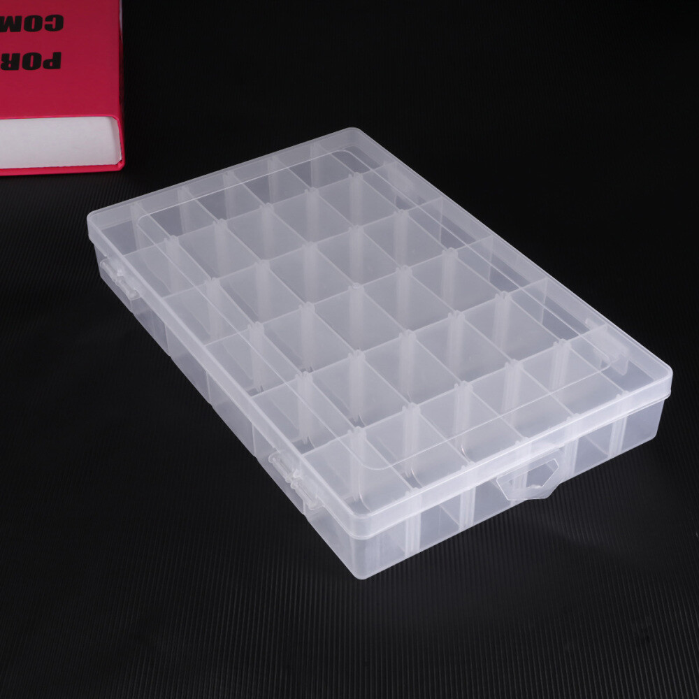 Adjustable Plastic Jewelry Organizer Storage Case for Living Room