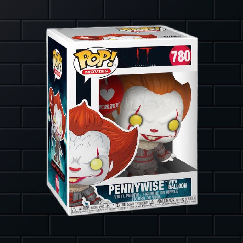 Pennywise with Balloon Movies It 2 Funko Pop 780