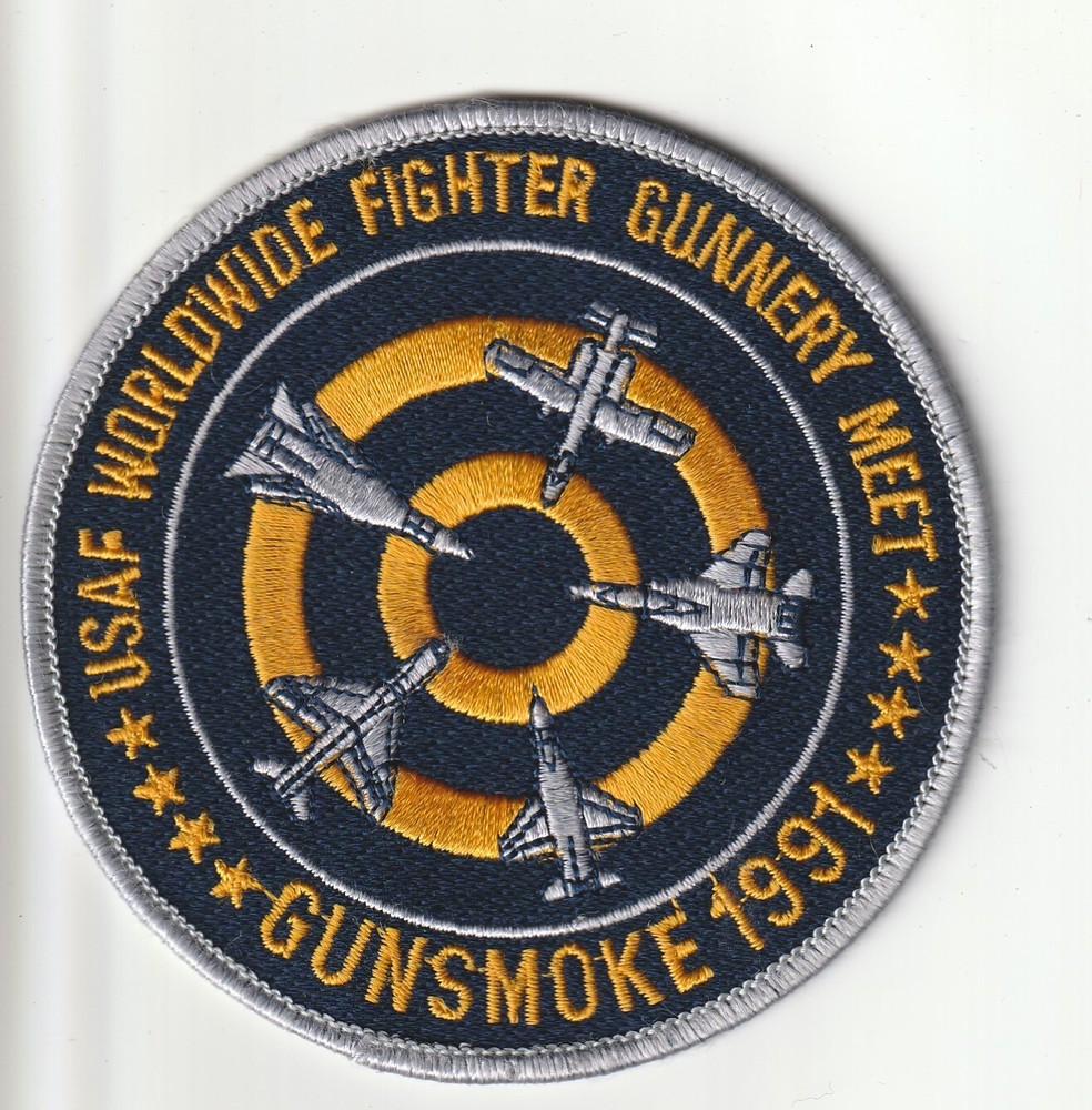 USAF Air Force GUNSMOKE 1991 USAF Worldwide Composite Force Competition patch