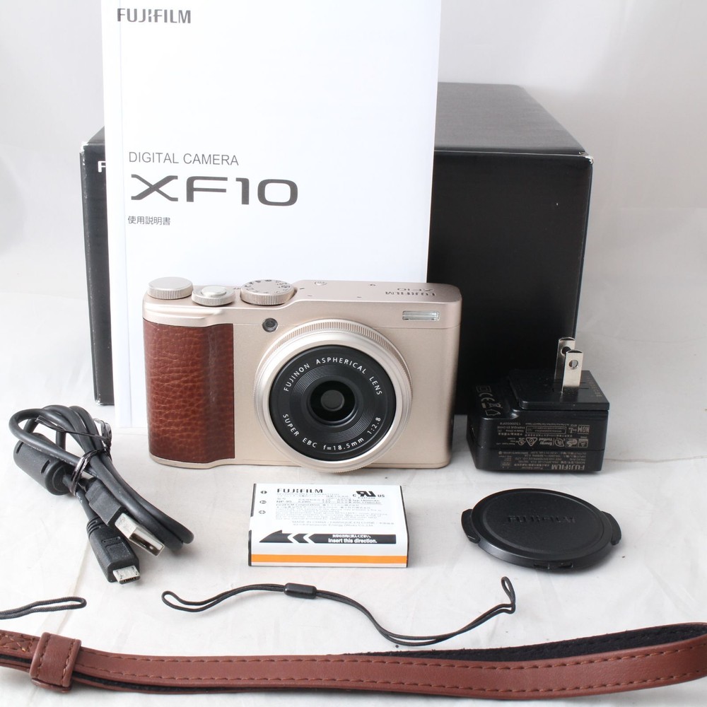 Fujifilm XF10 24.2MP Compact Camera Champagne Gold Fully Tested