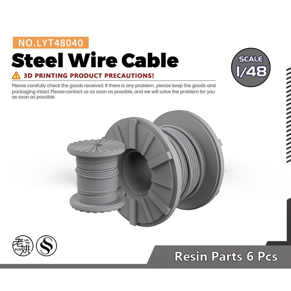 1/48 Steel Wire Cable Dioramas Buildings Military Base