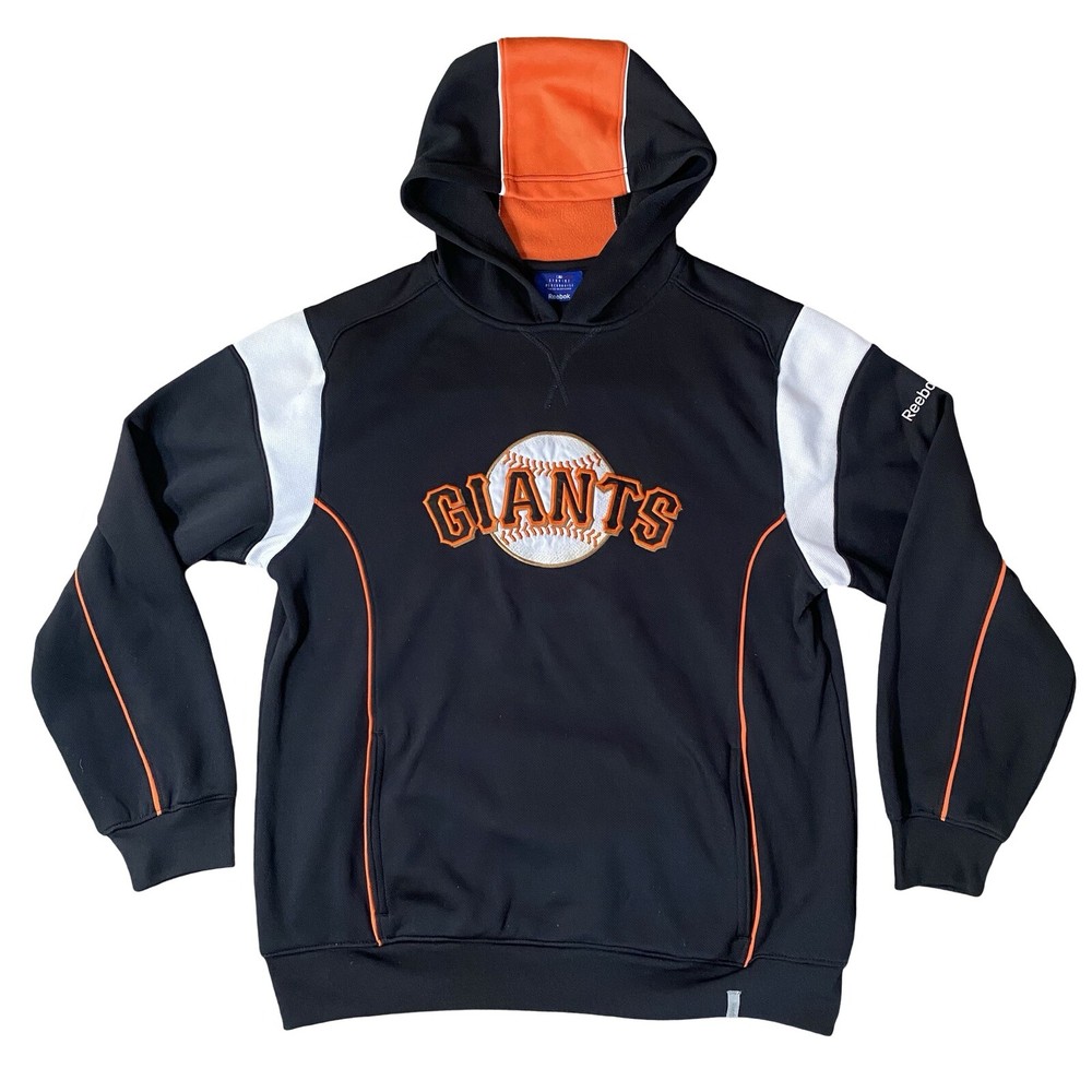 2006 Reebok San Francisco Giants Pullover Hoodie Sz Large Cut Tag 22” X 27”