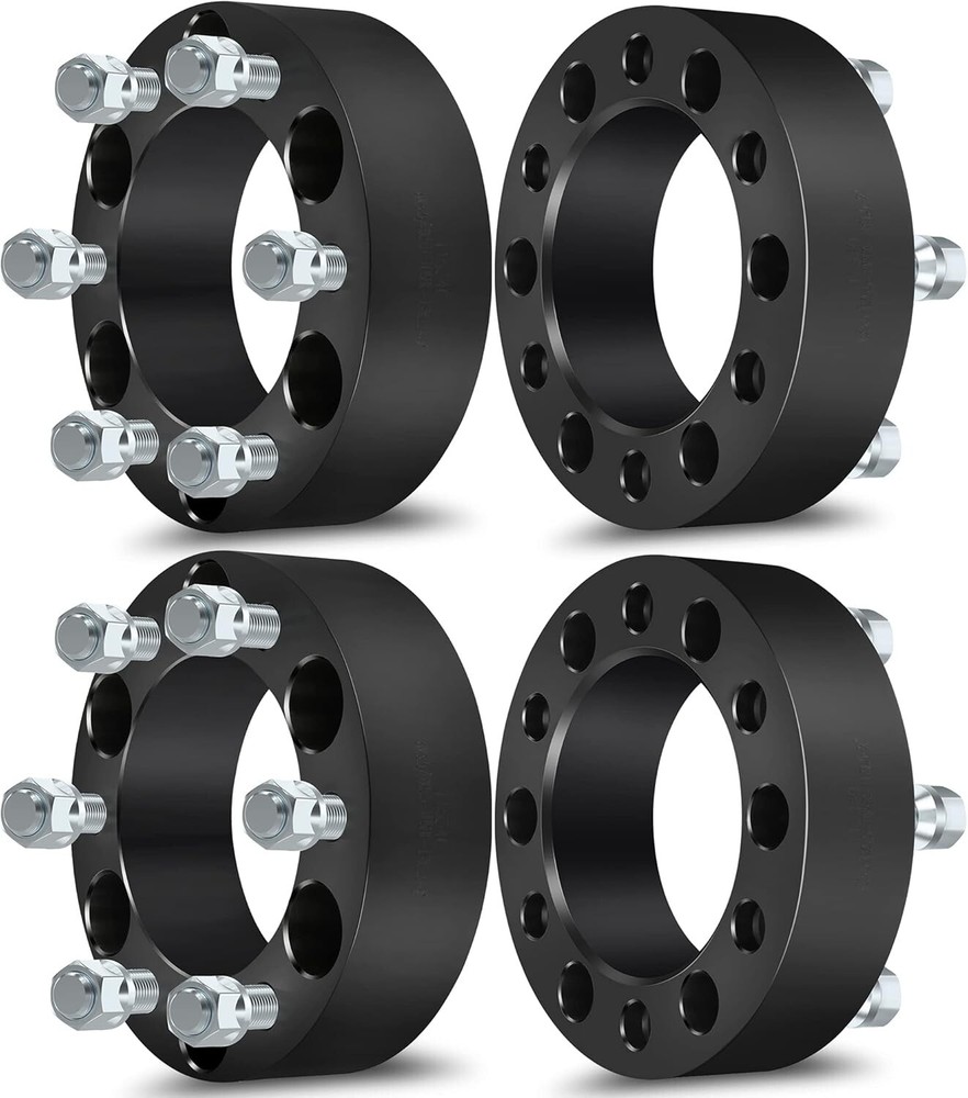 Durable 4-Piece 2 Inch 6x5.5 Wheel Spacer Kit with Bolt for Boosted Performance