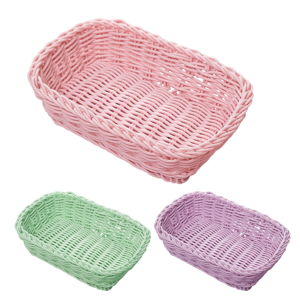Small Woven Baskets Empty Tiny Storage Baskets Mini Cotton Rope Baskets