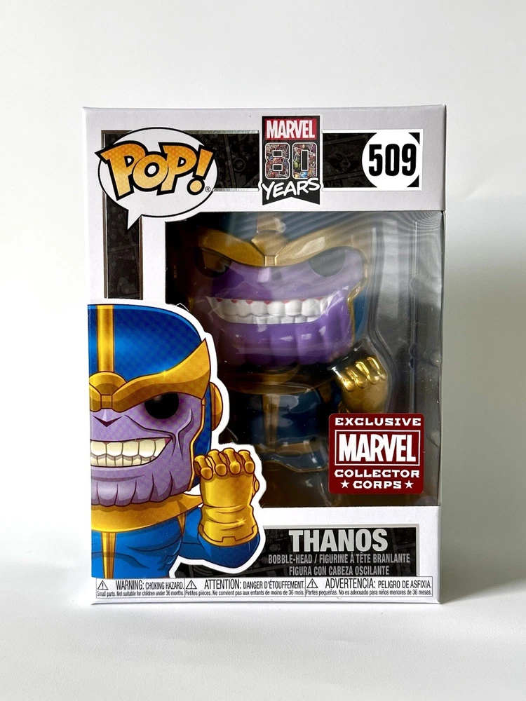 Funko Pop Thanos 509 Marvel Collector Corps 80 Years 1st Appearance Protector