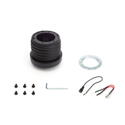 Omp OD0-1960-VW240, Kit Black Aluminum Steering Wheel Hub Fits Audi A3 A4 Vw Pol