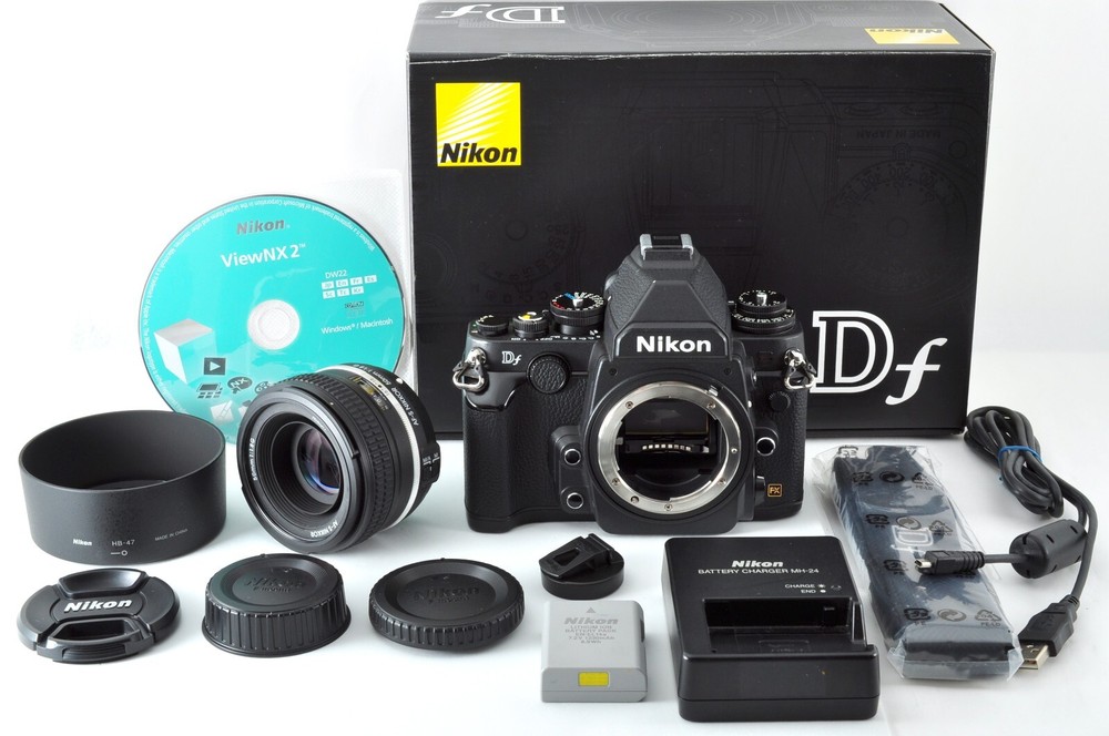 Nikon Df Black + AF-S 50mm f1.8G Special Edition [Near MINT in Box] 16.2MP DSLR