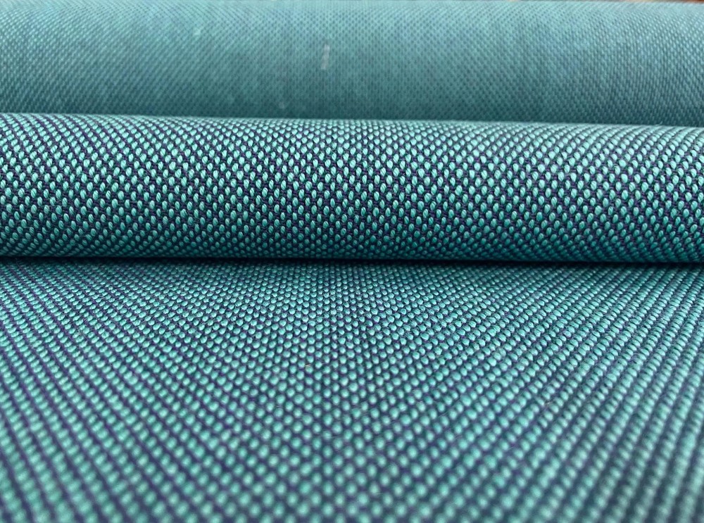 2.75 yds Kvadrat Steelcut Trio 983 Aqua Blue Purple Woven Wool Upholstery Fabric