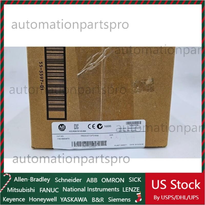 Factory Sealed  Original ALLEN BRADLEY 1783-BMS06TA ETHERNET  US Free Tax